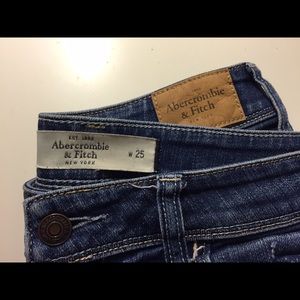 Cuffed A&F Denim Shorts