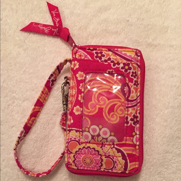 Vera Bradley Raspberry Fizz All in one wristlet - Picture 1 of 3