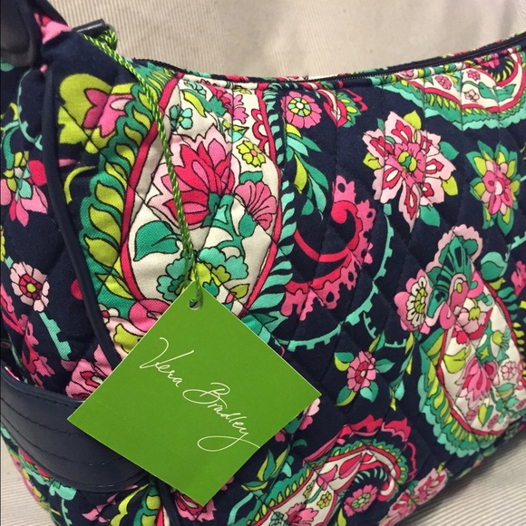 Vera Bradley City Shoulder Bag - Petal Paisley - Picture 2 of 4