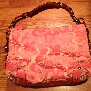 Pink Coach Purse