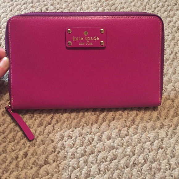 LG Purple Kate Spade Wallet