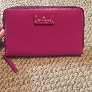 LG Purple Kate Spade Wallet
