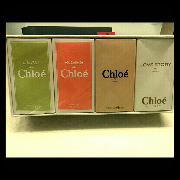 New in Box Chloe perfume set each 5 -7.5ml see pic