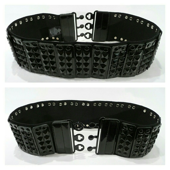 Stretchy Black Waist Belt