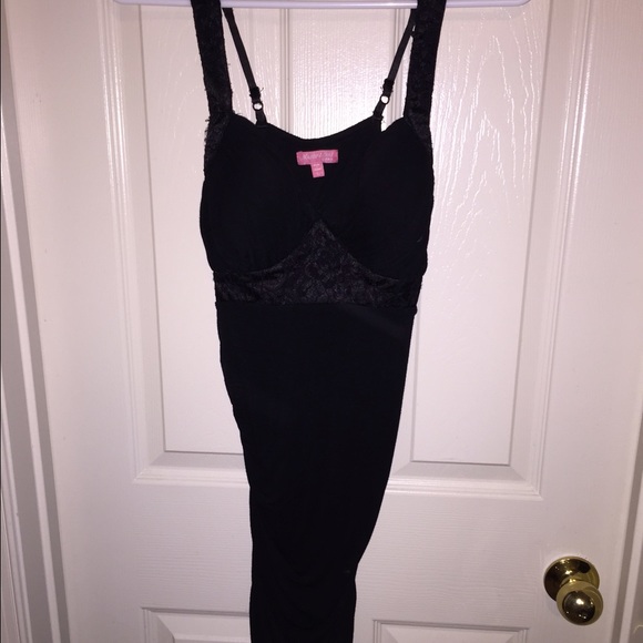 Black Dress w/lace accents