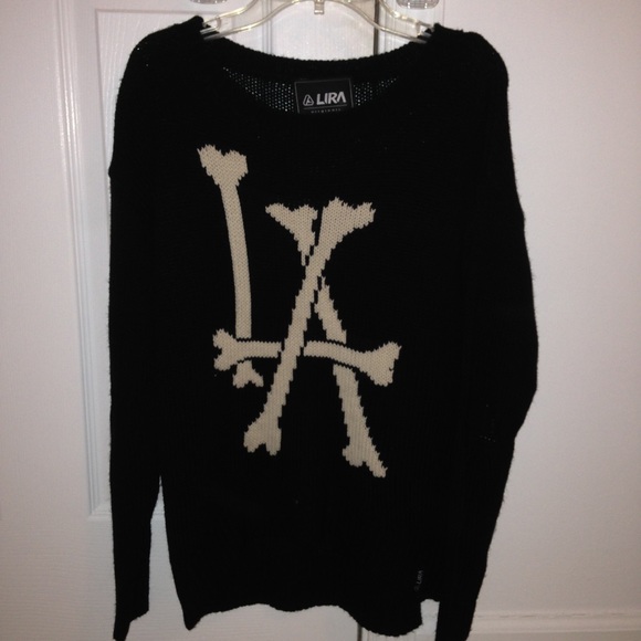 LA bones sweater