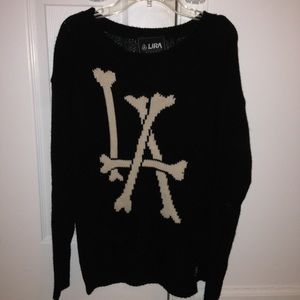 LA bones sweater