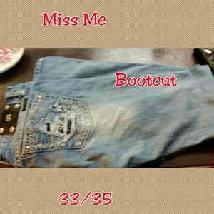 Miss Me Bootcut size 33 *On hold *