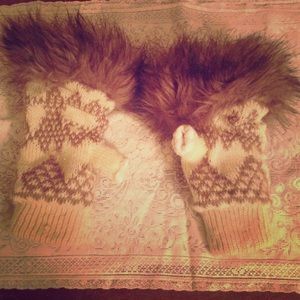 Faux Fur Gloves