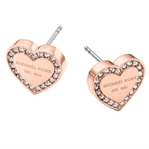 Michael Kors Heart studs
