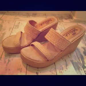 Sbicca natural wedge sandal