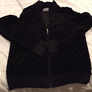 Juicy Couture Black Velour Jacket