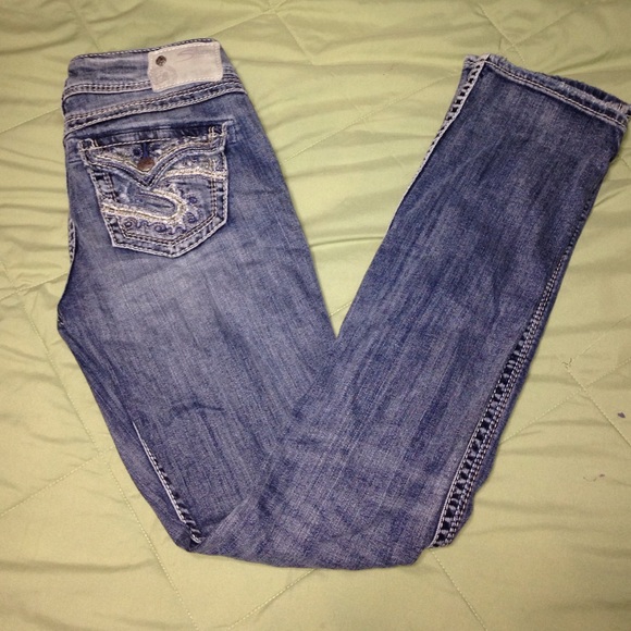 Women's Silver Mckenzie Flap Jeans