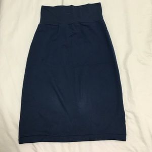 American Apparel Cotton Blue Skirt