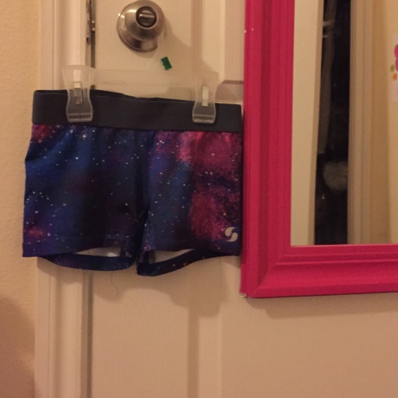 Rare Soffe Short Galaxy Spandex