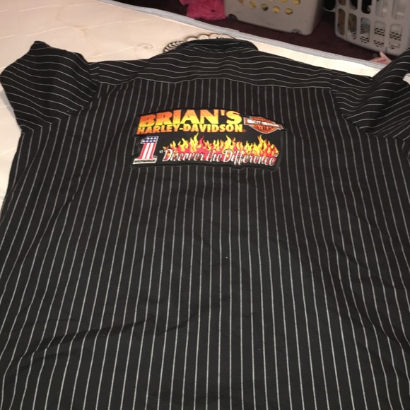 Harley Davidson baseball shirt