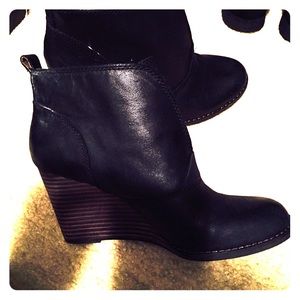 Wedge booties
