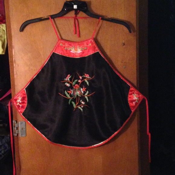 🌻[08] Chinese Backless Crop Top