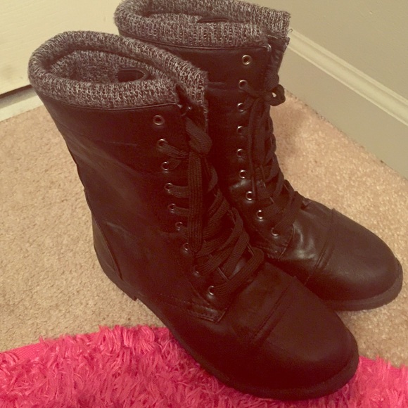 Black Combat Boots