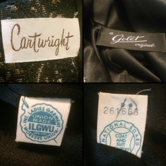 🚫SOLD🚫 1960's fur collar suit - Picture 3 of 4