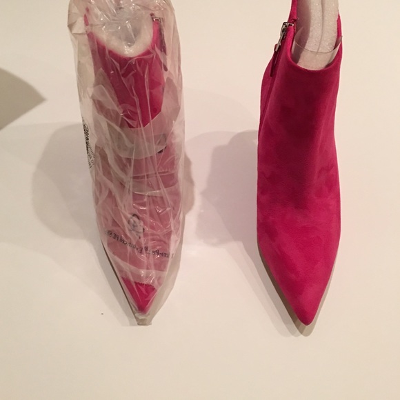 Sam Edelman Shoes - Hot Pink Suede Sam Edelman Booties Sam Edelman Shoes - Hot Pink Suede Sam Edelman Booties