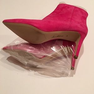 Sam Edelman Shoes - Hot Pink Suede Sam Edelman Booties Sam Edelman Shoes - Hot Pink Suede Sam Edelman Booties