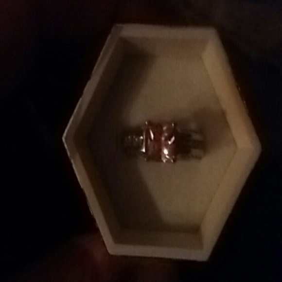 Pink cz 14k gold filled, also called rolled gold