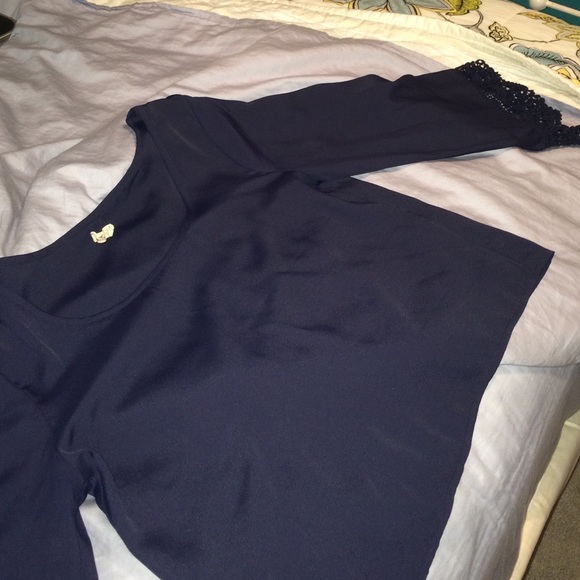 Cute navy blouse