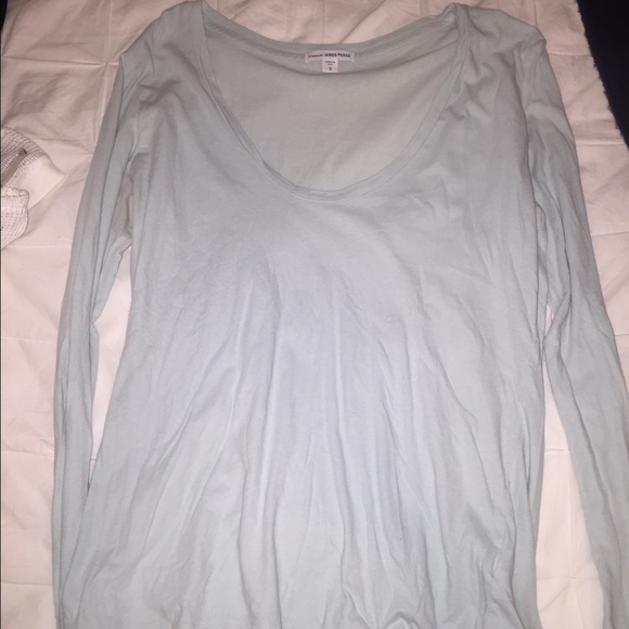 Eggshell blue James Perse longsleeve - Picture 1 of 1