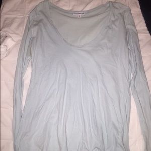 Eggshell blue James Perse longsleeve