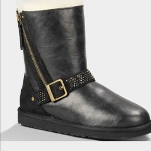 UGG Blaise Moto Crystal Boots limited edition