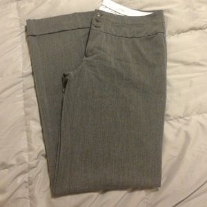 Charcoal Wide leg Maurices dress pants.