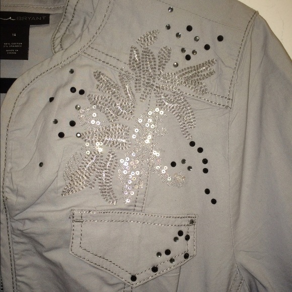 Beautiful Rhinestone studded jacket - Picture 2 of 4