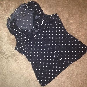 12/3 SALE Spense polka dot ruffle tank