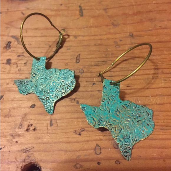 Texas Shaped Earrings