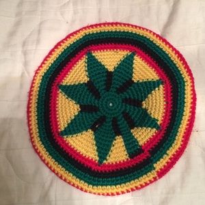 Cannabis handmade bonnet.