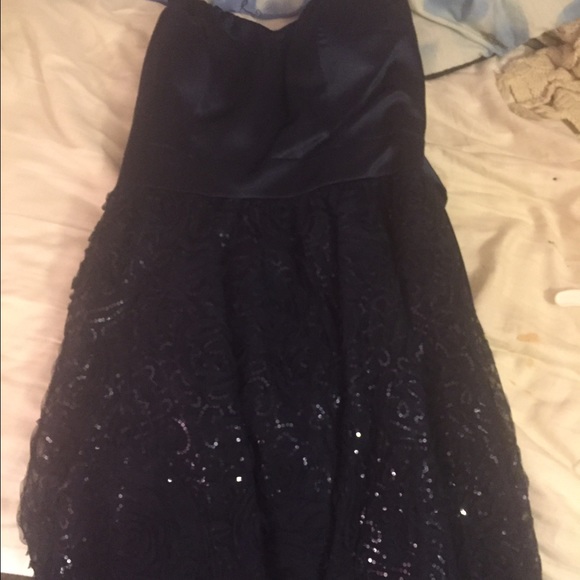 Blue Strapless Dress for little girl