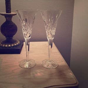 Waterford crystal toasting glasses