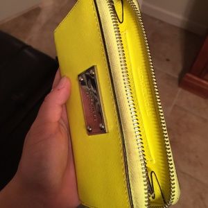 MK neon iPhone 4/4s/5 phone wristlet.