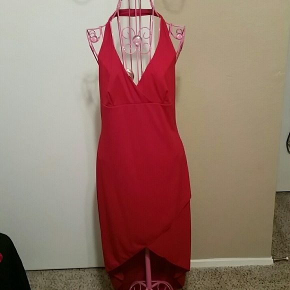 Dresses & Skirts - Red halter dress