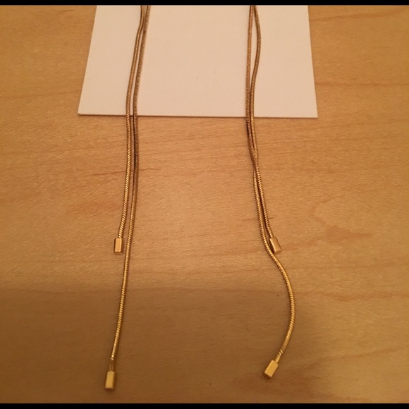 Michael Kors Snake Chain Delicate Linear Earrings - Picture 3 of 3