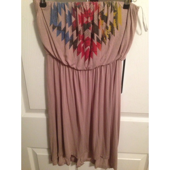 Strapless short dress