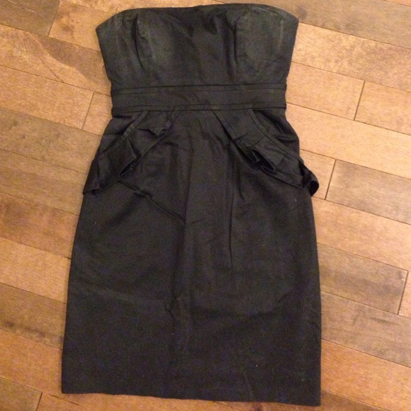 J Crew Factory Strapless Cocktail Dress