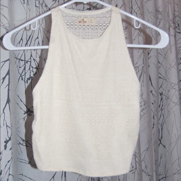 Hollister Laced cropped tank