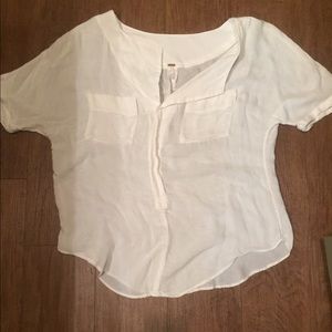 Free people white blouse