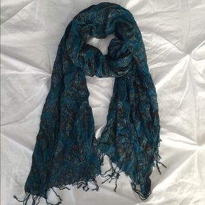 Blue/ Teal Scarf