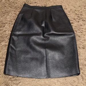 Leather skirt