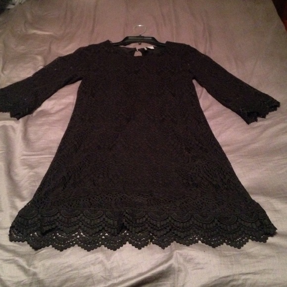 H&M Boho Shift dress, Black - Picture 1 of 3