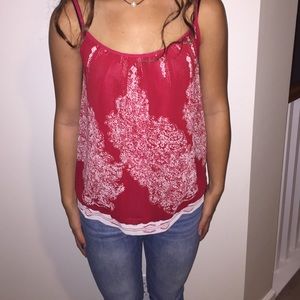 Spaghetti strap blouse