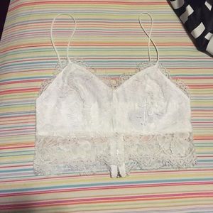 White crop top